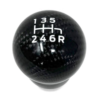 Genuine Carbon Fibre Gear Knob with No Logo – Reverse bottom right.