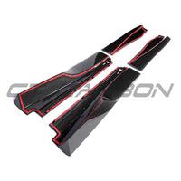 MCLAREN 750S 2023+ CARBON FIBRE SIDE SKIRTS - CT DESIGN