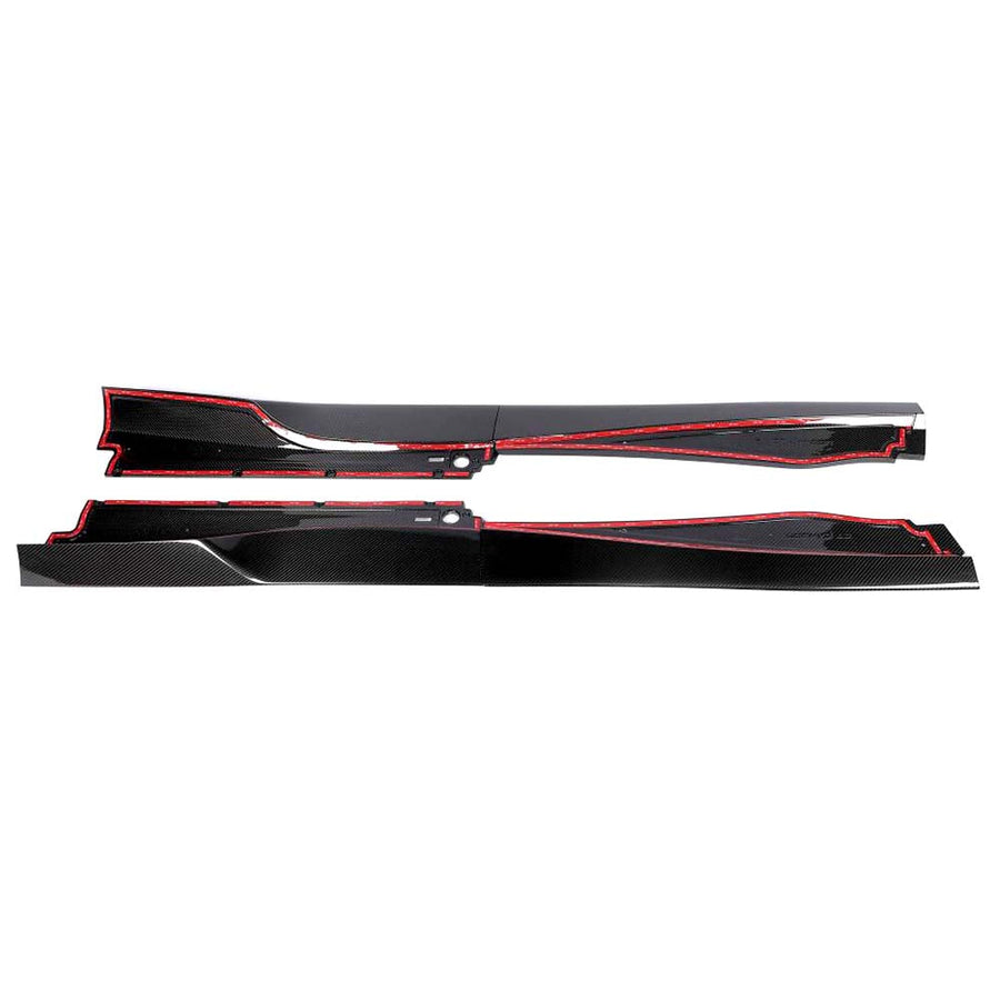 MCLAREN 750S 2023+ CARBON FIBRE SIDE SKIRTS - CT DESIGN