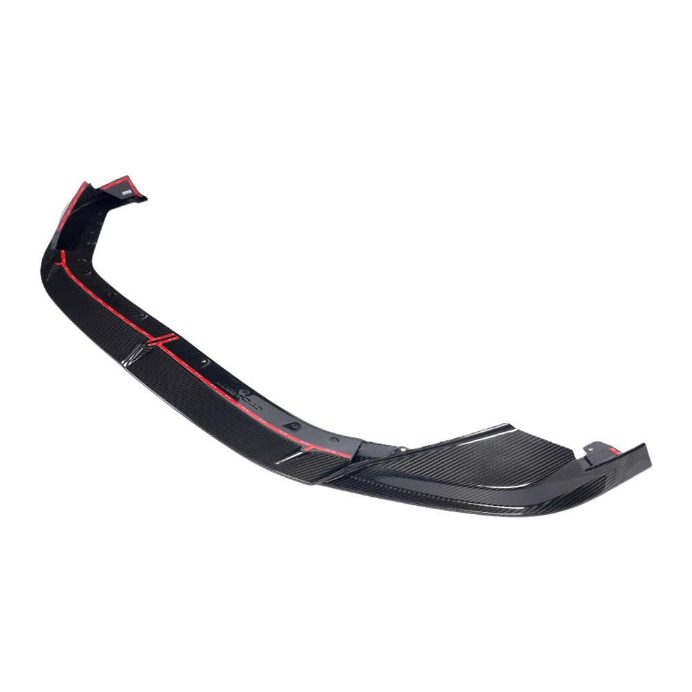 BMW G90 M5 & G99 M5 TOURING 2024+ DRY CARBON FIBRE SPLITTER - V2 - CT DESIGN