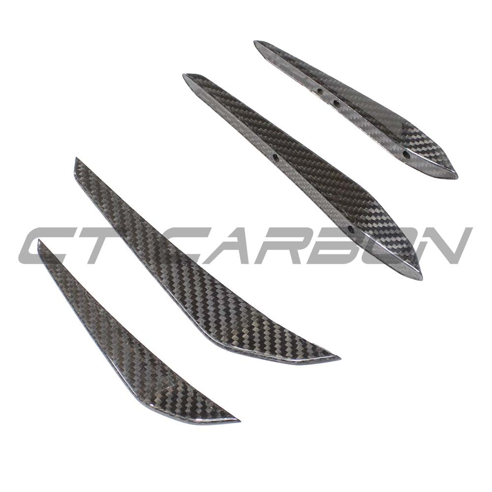 BMW M3/M4 (G80 G81 G82 G83) 2021+ CARBON FIBRE FRONT BUMPER CANARDS