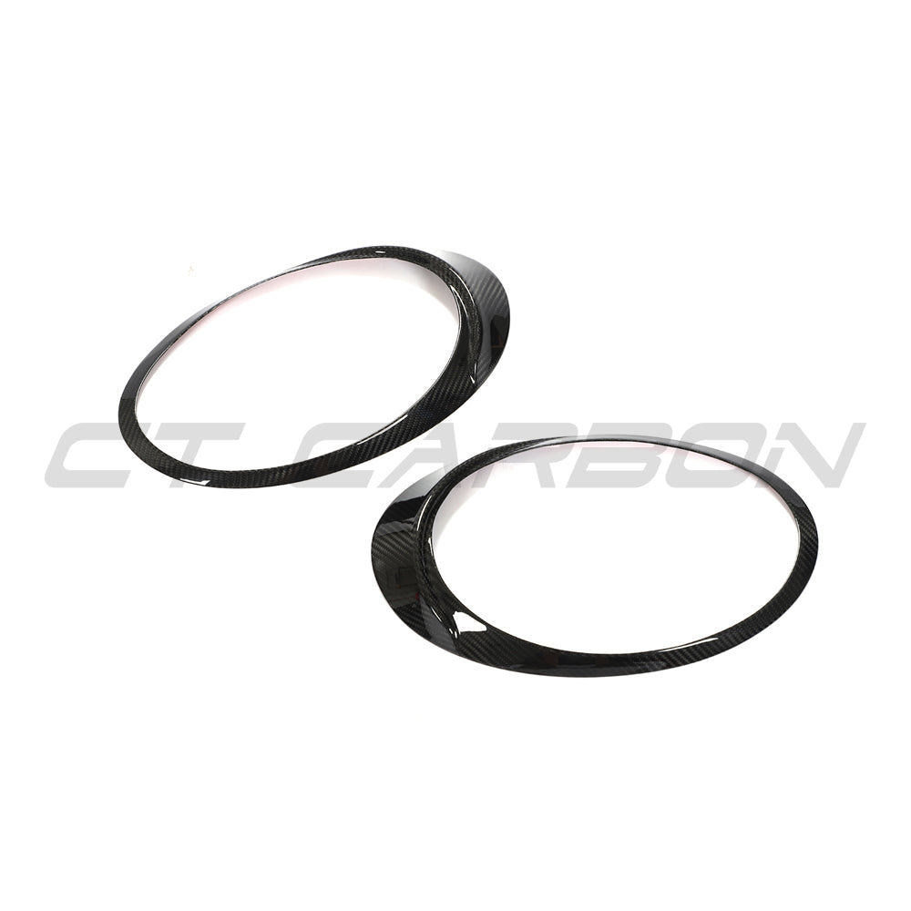PORSCHE 991 911 2012-2021 CARBON FIBRE HEADLIGHT EYEBROWS