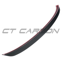 AUDI A6/S6/RS6 C8 AVANT 2019+ DRY CARBON FIBRE MATTE TRUNK/MID SPOILER - V1