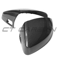 AUDI A3 S3 RS3 8V PRE-PREG CARBON FIBRE MIRRORS - WITH LANE ASSIST