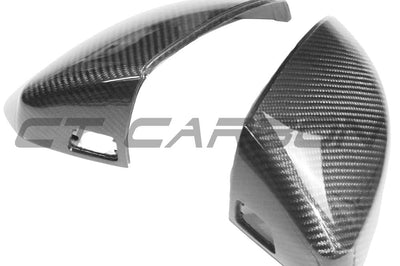 AUDI A3 S3 RS3 8V PRE-PREG CARBON FIBRE MIRRORS - WITH LANE ASSIST