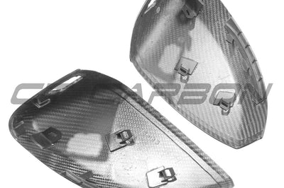 AUDI A3 S3 RS3 8V PRE-PREG CARBON FIBRE MIRRORS - WITH LANE ASSIST