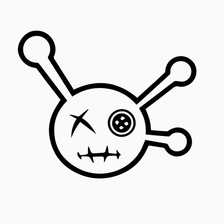 VUDU Face Small Decal  - 2.5
