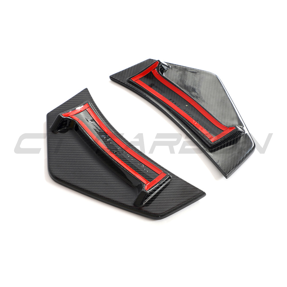 AUDI R8 V10 GEN 2.5 2020-2023 CARBON FIBRE REAR BUMPER CORNERS