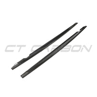 VW GOLF MK8/MK8.5 R 2020+ CARBON FIBRE SIDE SKIRTS - V2