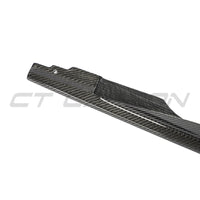 VW GOLF MK8/MK8.5 R 2020+ CARBON FIBRE SIDE SKIRTS - V2