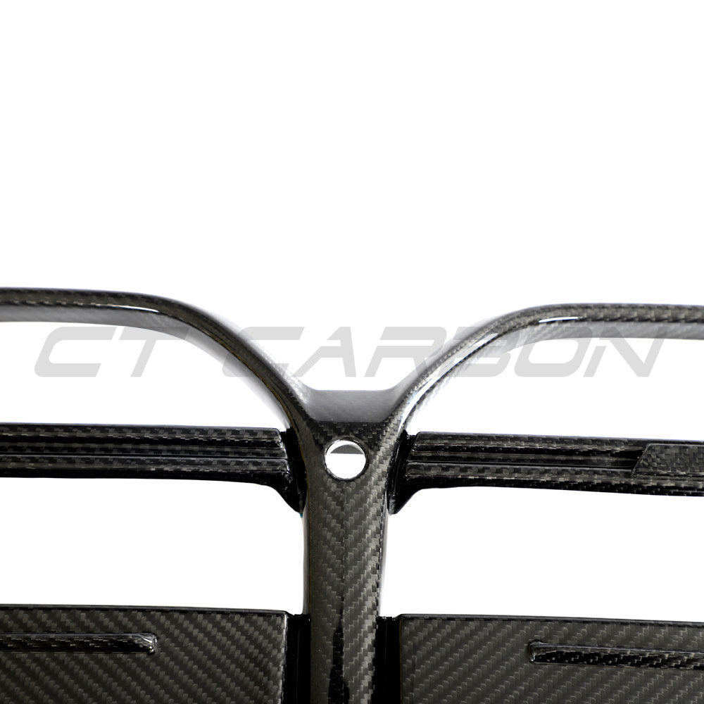BMW 4 SERIES 2020+ G22/G23 CARBON FIBRE CSL GRILLE - WITHOUT ACC