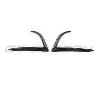 TESLA MODEL 3 2017-2023 CARBON FIBRE FRONT BUMPER CANARDS