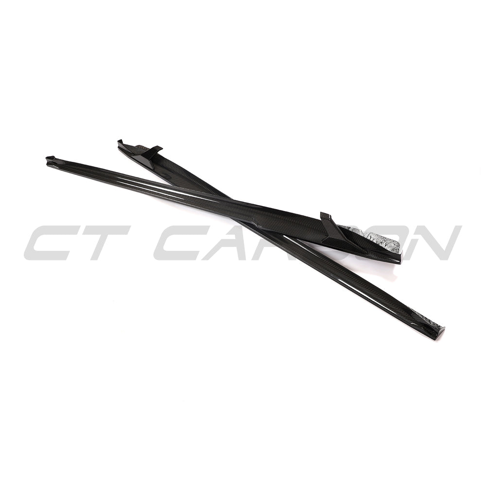 PORSCHE 911 991.2 GTS 2017-2019 CARBON FIBRE SIDE SKIRT EXTENSIONS