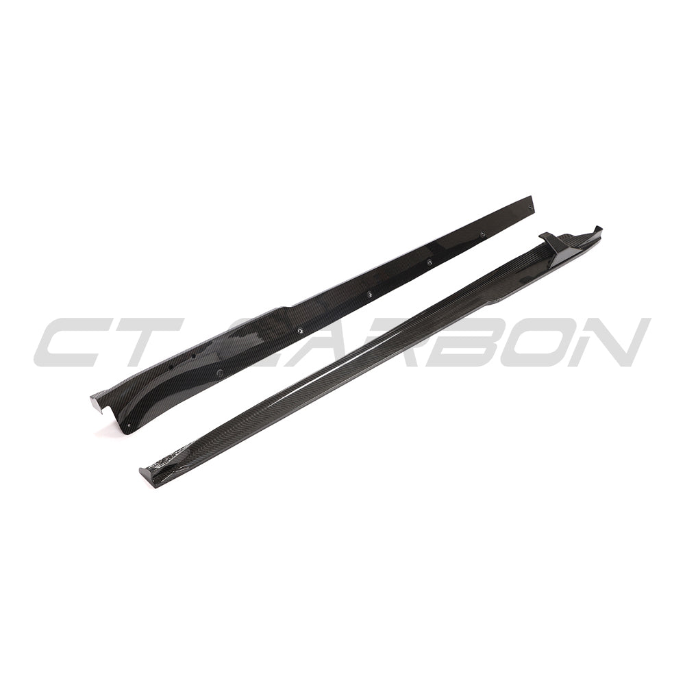 PORSCHE 911 991.2 GTS 2017-2019 CARBON FIBRE SIDE SKIRT EXTENSIONS