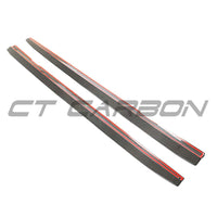 MERCEDES E63 W213 2018-2020 PRE-FACELIFT CARBON FIBRE SIDE SKIRTS - CT DESIGN