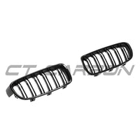 BMW F30/F31 3 SERIES BLACK DOUBLE SLAT GRILLES