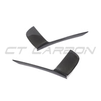 PORSCHE 911 991.2 GT3RS 2018-2020 CARBON FIBRE FRONT BUMPER TRIM COVERS