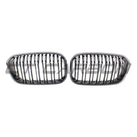BMW F20 1 SERIES LCI DOUBLE SLAT GLOSS BLACK GRILLES