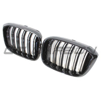 BMW G01 X3 2017-2021 DOUBLE SLAT BLACK GRILLES