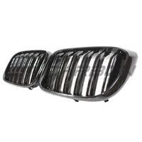 BMW G01 X3 2017-2021 DOUBLE SLAT BLACK GRILLES