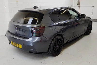 BMW 1 F20 Pre-Facelift Low Splitter Kit Gloss Black ABS Plastic