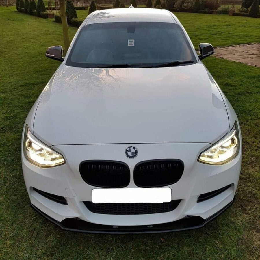 BMW 1 SERIES F20 PRE FL Front Splitter ABS Plastic Gloss Black