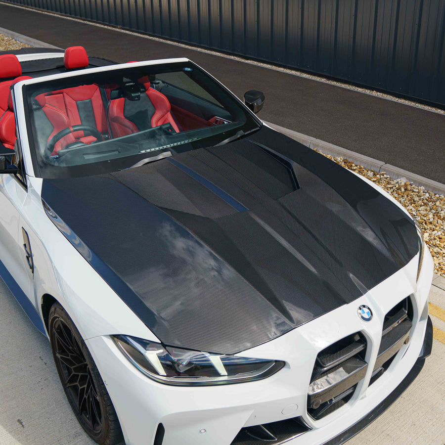 BMW G80/G81/G82/G83 M3/M4 2021+ DRY CARBON FIBRE BONNET/HOOD - CT DESIGN