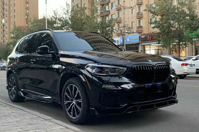 BMW X5 G05 Lowline Body Kit and Spoiler Gloss Black ABS Plastic
