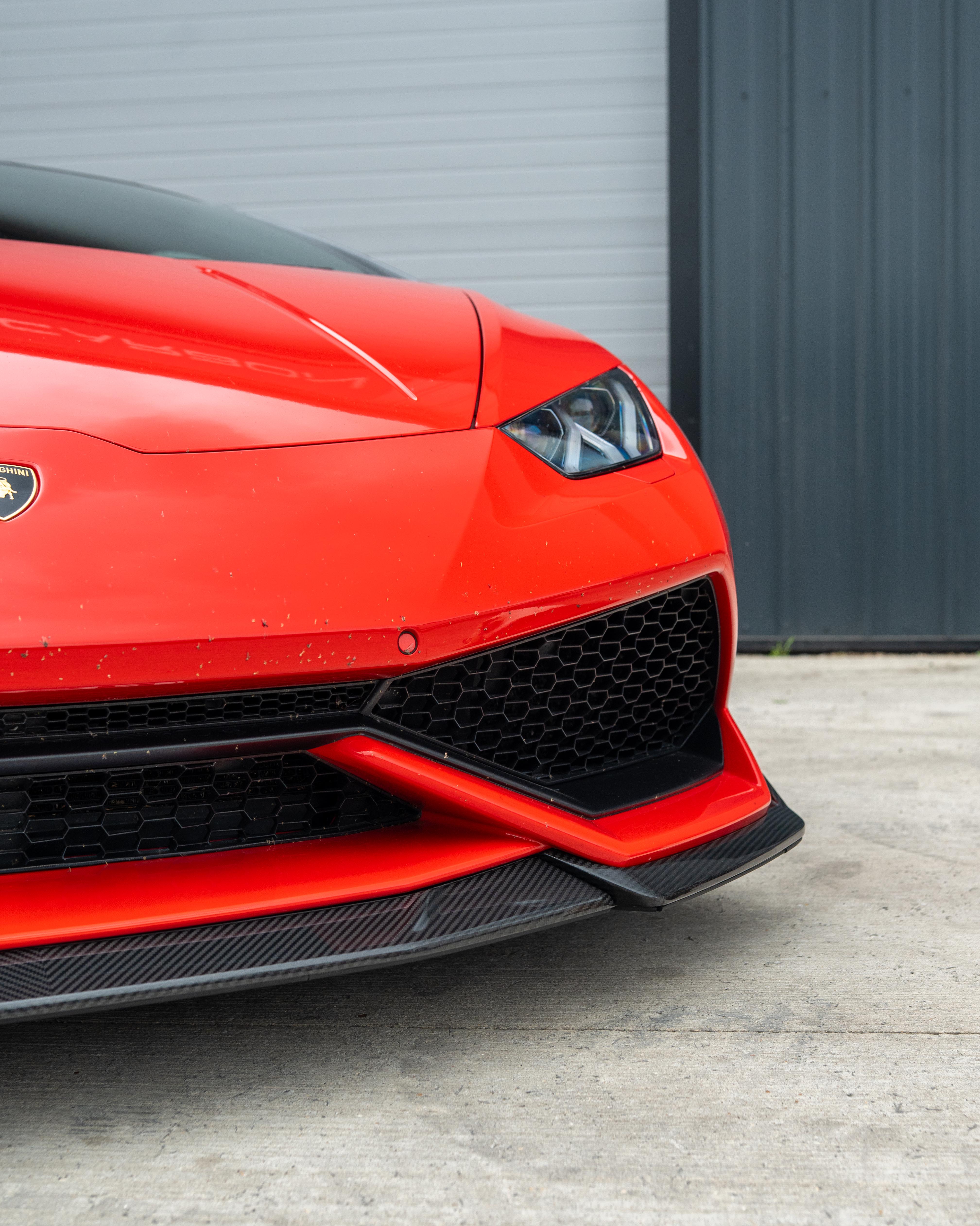 LAMBORGHINI HURACAN LP-610 CARBON FIBRE SPLITTER - CT DESIGN