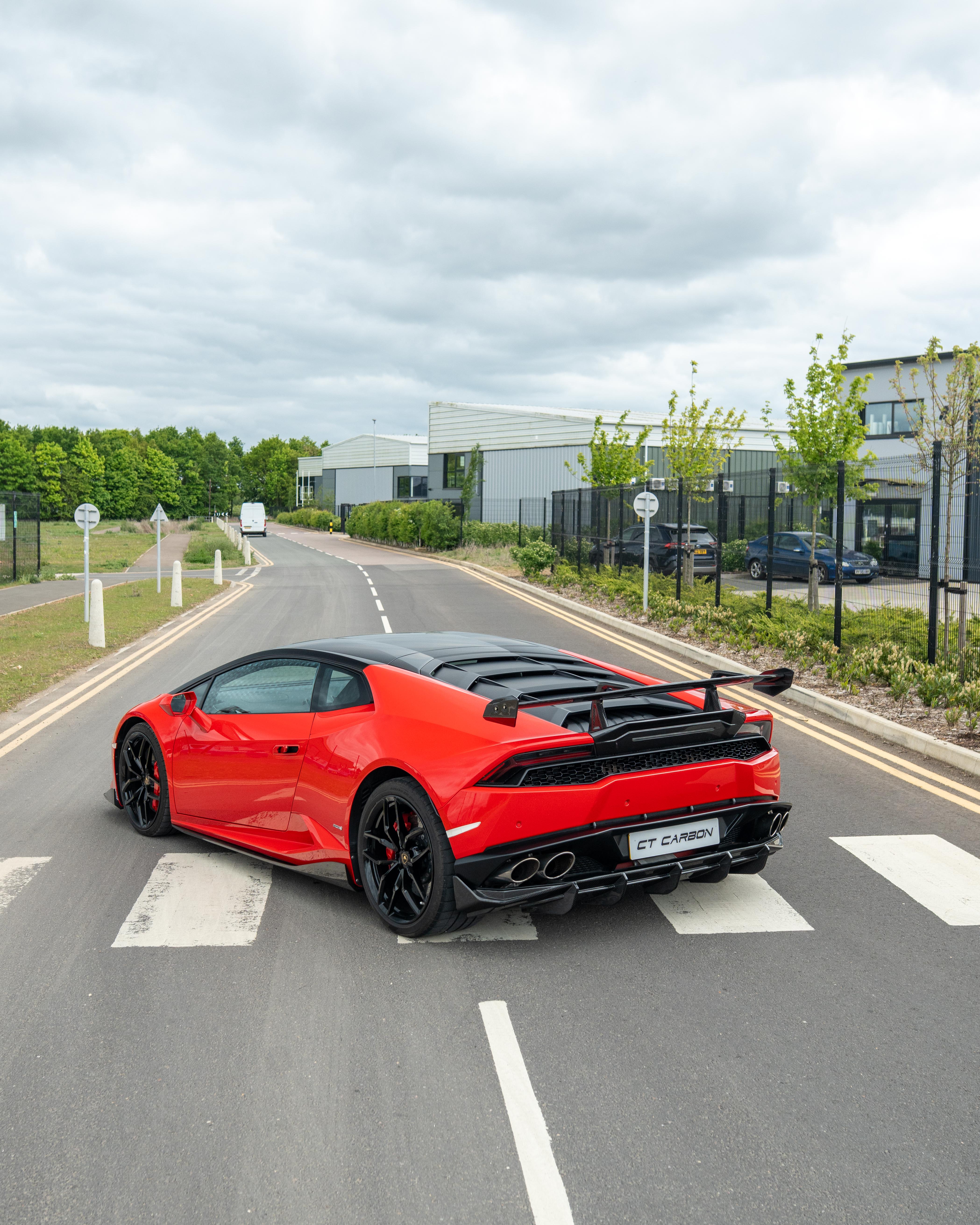 LAMBORGHINI HURACAN LP-580/LP-610 & EVO CARBON FIBRE SPOILER/WING - CT DESIGN