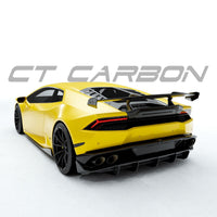 LAMBORGHINI HURACAN LP-610 CARBON FIBRE SIDE SKIRTS - CT DESIGN