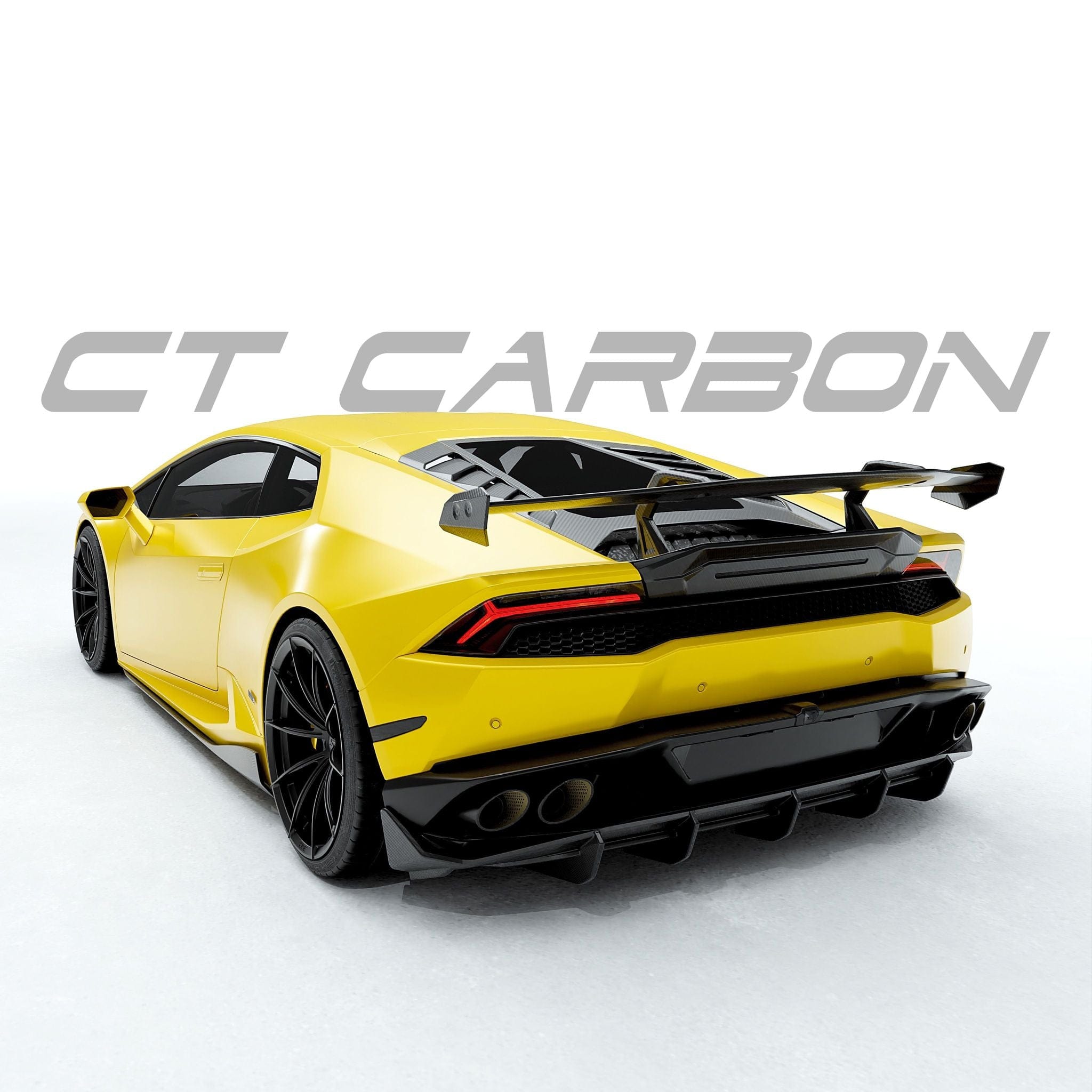 LAMBORGHINI HURACAN LP-610 CARBON FIBRE SIDE SKIRTS - CT DESIGN