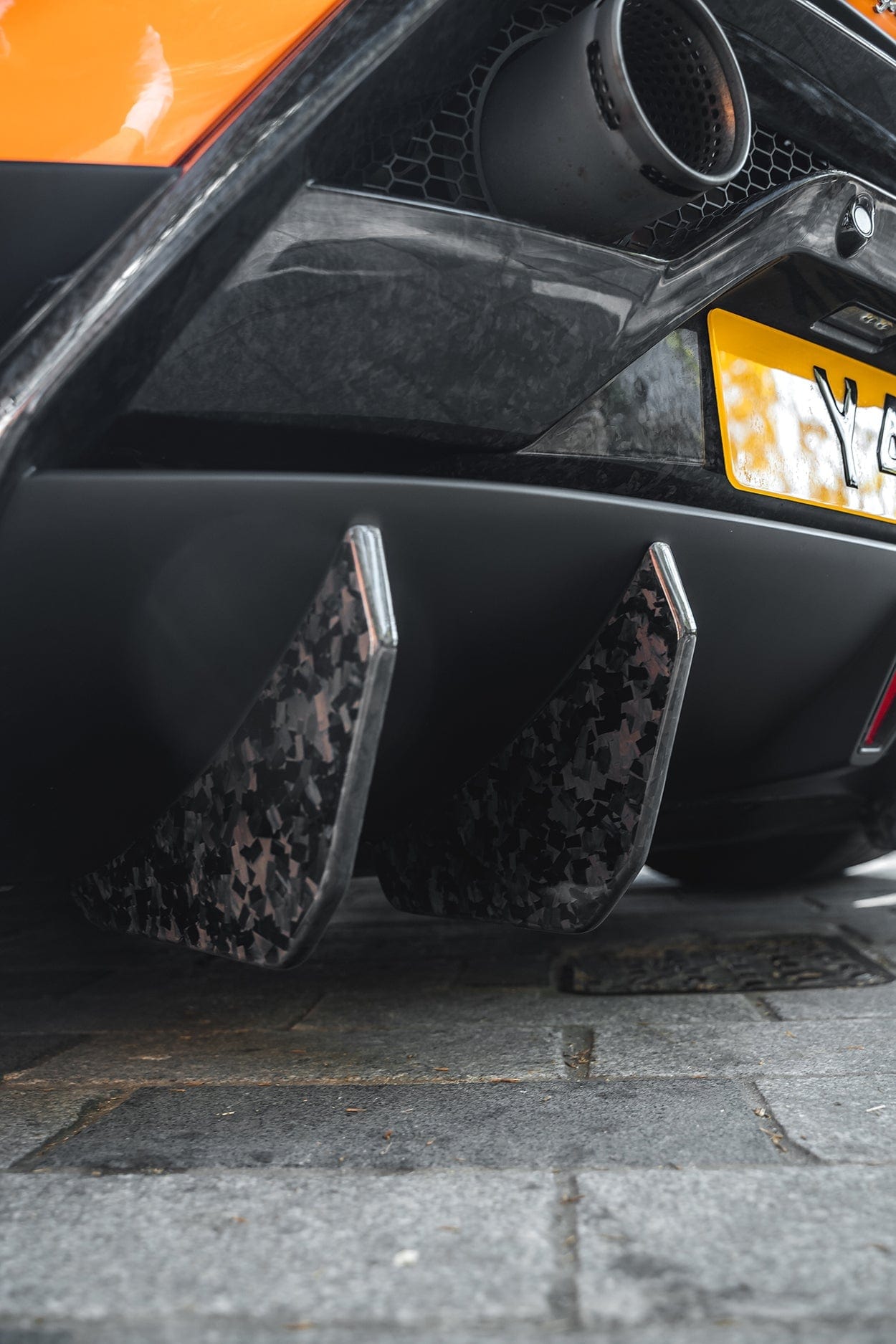 LAMBORGHINI HURACAN PERFORMANTE DIFFUSER EXTENSIONS - CT DESIGN