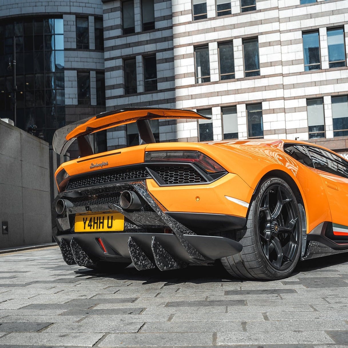 LAMBORGHINI HURACAN PERFORMANTE DIFFUSER EXTENSIONS - CT DESIGN