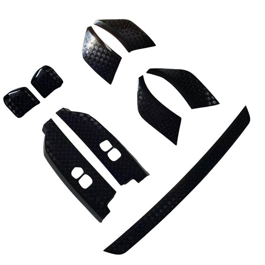 LAND ROVER DEFENDER L663 90 GLOSS BLACK ANTI SCRATCH TRIM SET