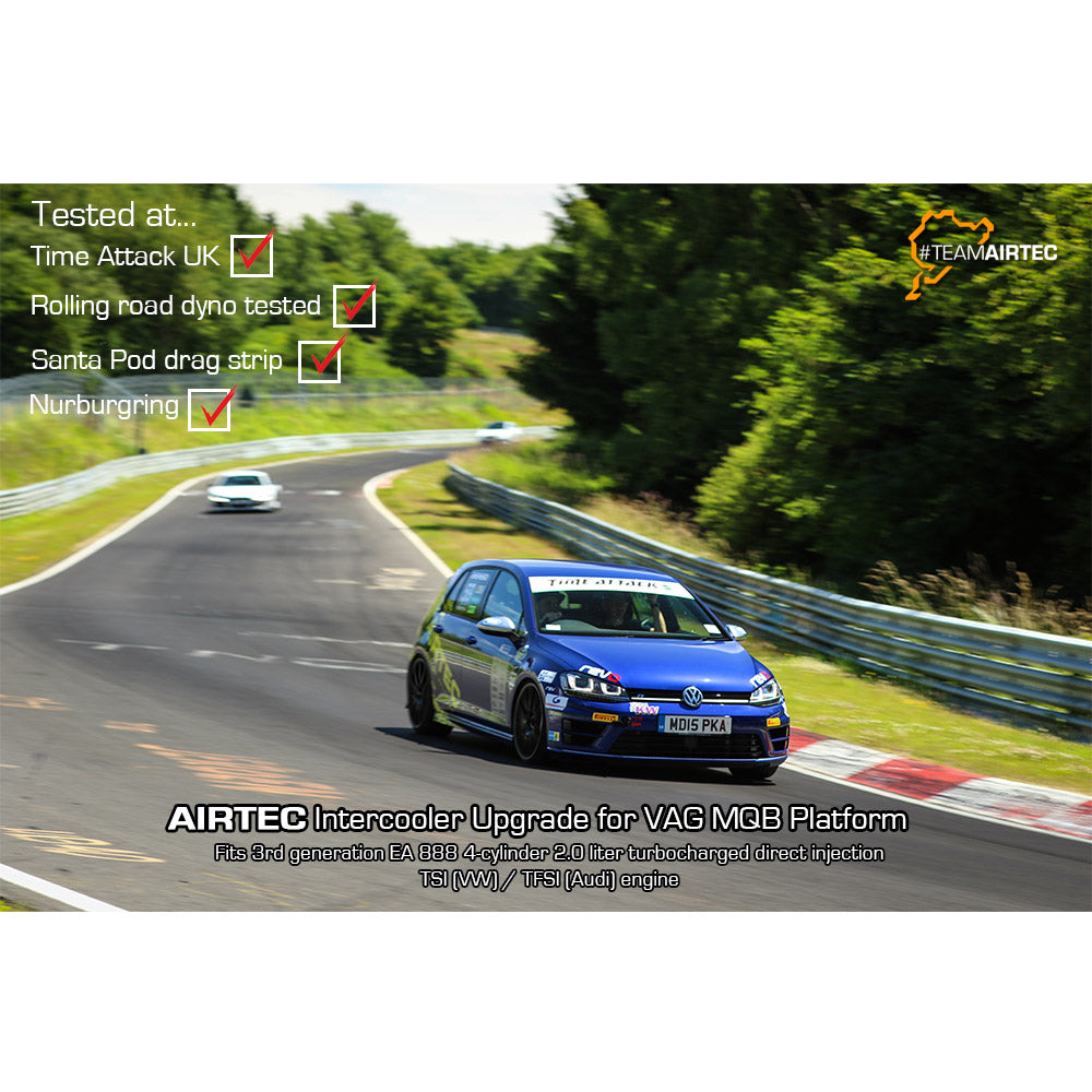 AIRTEC Intercooler Upgrade for MQB (VW / Seat / Skoda / Audi)