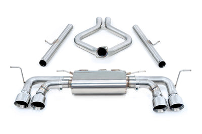 Cobra Exhausts - Land Rover Defender 90 V8 P525 (21>) Non-Valved Race GPF/PPF Back Performance Exhaust