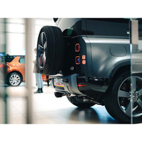 Cobra Exhausts - Land Rover Defender 110 V8 P525 (21>) Non-Valved Race GPF/PPF Back Performance Exhaust