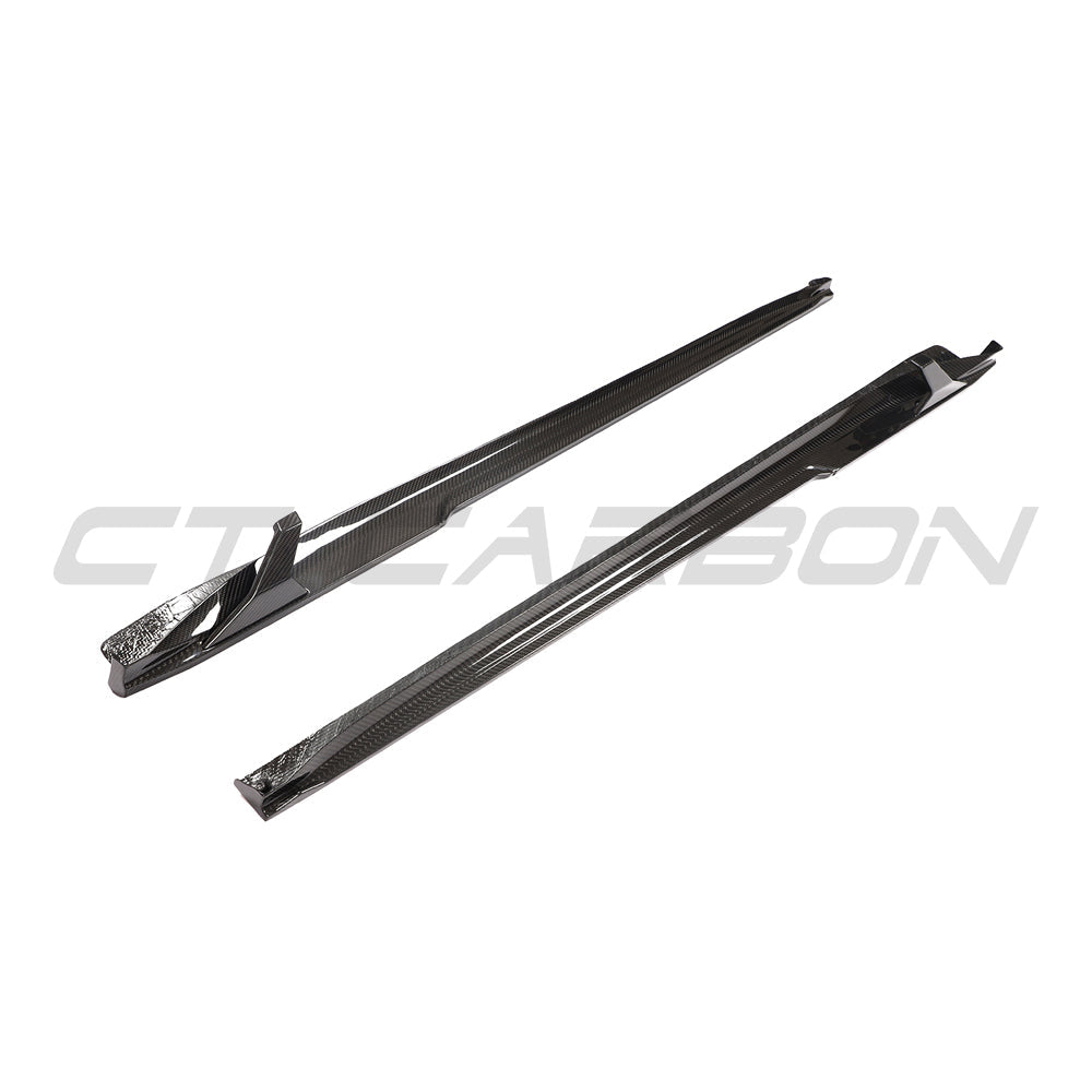 PORSCHE 911 991.2 GTS 2017-2019 CARBON FIBRE SIDE SKIRT EXTENSIONS
