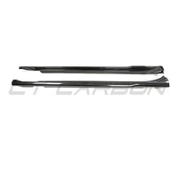 PORSCHE TAYCAN 2020-2024 CARBON FIBRE SIDE SKIRTS