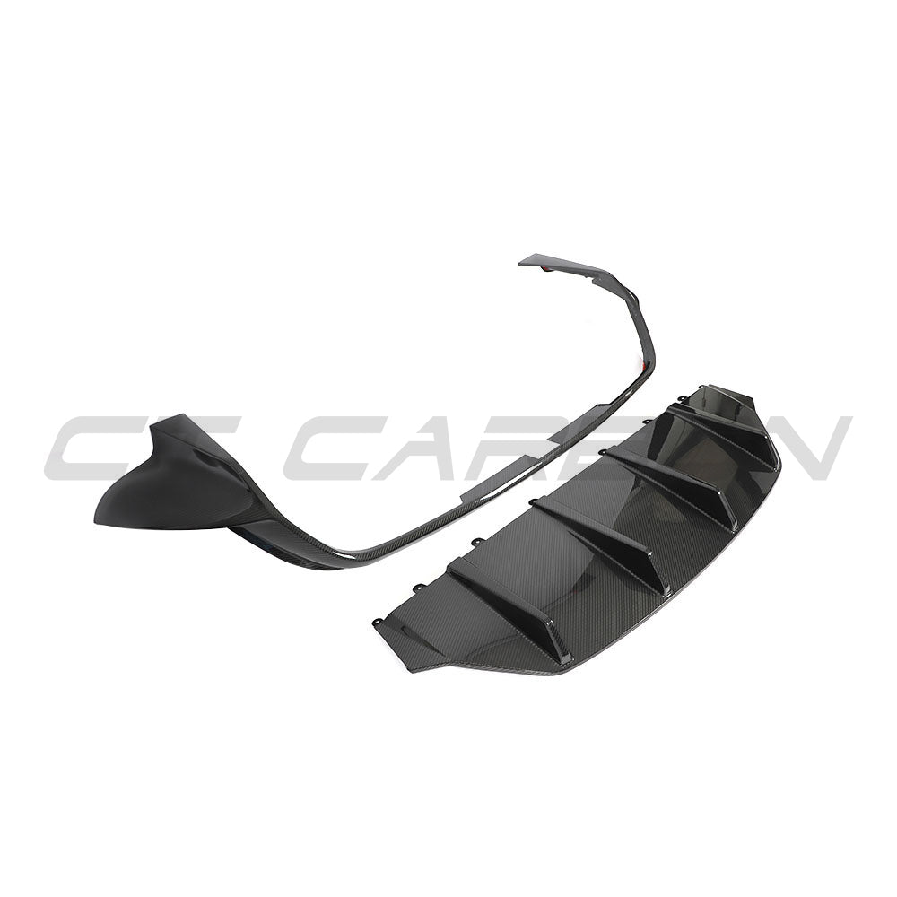 PORSCHE TAYCAN 2020-2024 CARBON FIBRE DIFFUSER