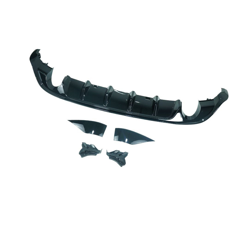 VOLKSWAGEN GOLF GTI/GTD MK7/7.5 2017-2020 GLOSS BLACK DIFFUSER