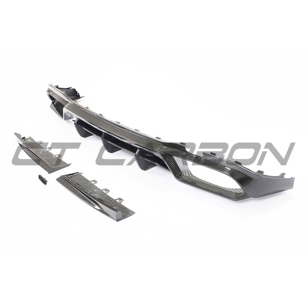 MERCEDES E63 W213 2018-2020 PRE-FACELIFT CARBON FIBRE DIFFUSER - CT DESIGN