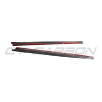 TESLA MODEL 3 2023+ CARBON FIBRE SIDE SKIRTS - V2