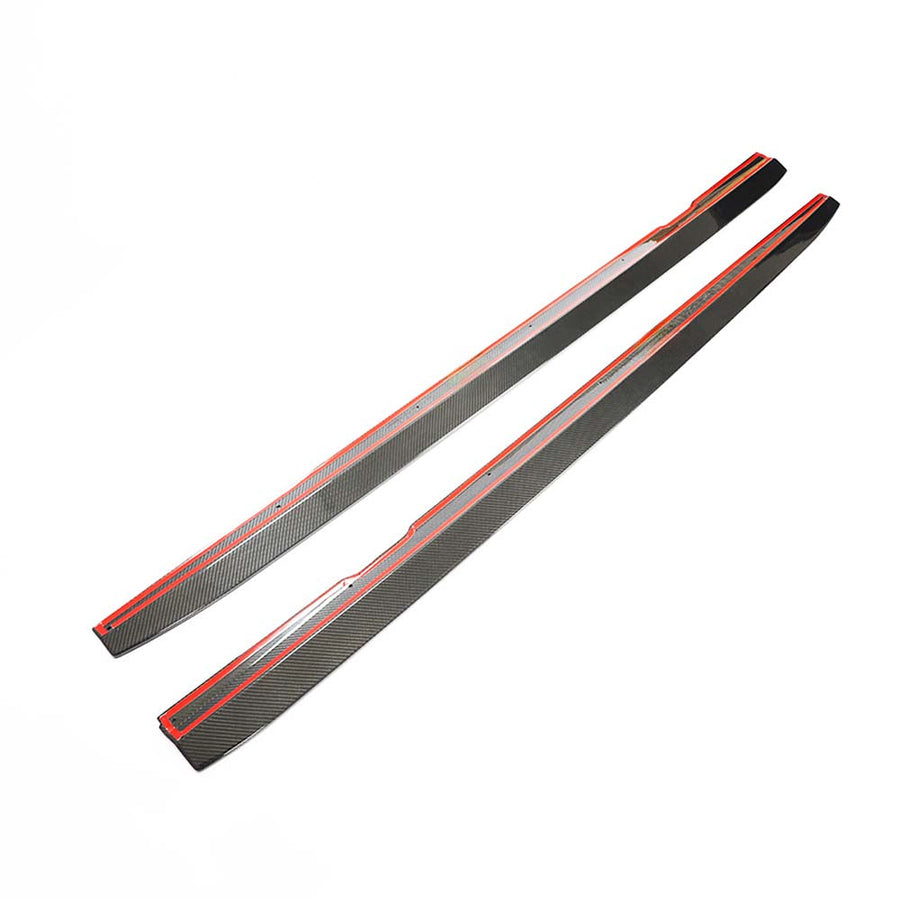 MERCEDES E63 W213 2018-2020 PRE-FACELIFT CARBON FIBRE SIDE SKIRTS - CT DESIGN