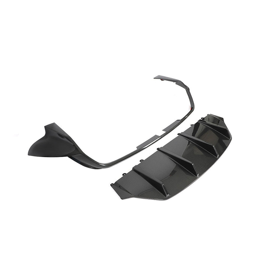 PORSCHE TAYCAN 2020-2024 CARBON FIBRE DIFFUSER