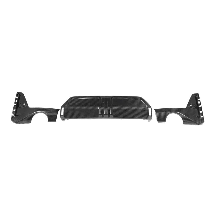 BMW 3 SERIES G20/G21 2022+ LCI CARBON FIBRE DIFFUSER - ROUND TIPS - V1