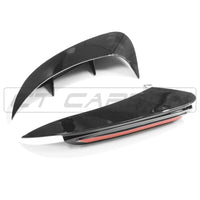 MERCEDES A-CLASS A35 V177 GLOSS BLACK REAR BUMPER CORNERS