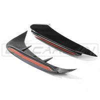MERCEDES A-CLASS A35 V177 GLOSS BLACK REAR BUMPER CORNERS