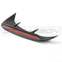 MERCEDES A-CLASS A35 V177 GLOSS BLACK REAR BUMPER CORNERS